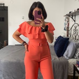 One piece peach colored great condition no flaws